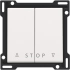 NIKO - Abdeckung für Doppel Rollladentaster zur elektronischen Bedienung