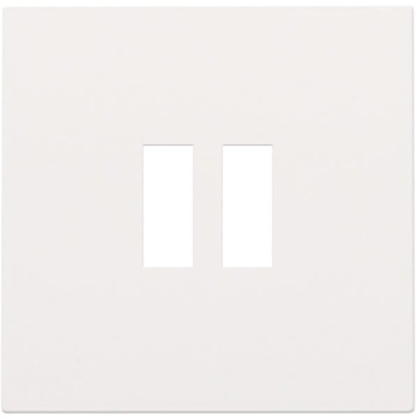 NIKO - Abdeckung für Zweifach USB A Ladegerät, white coated