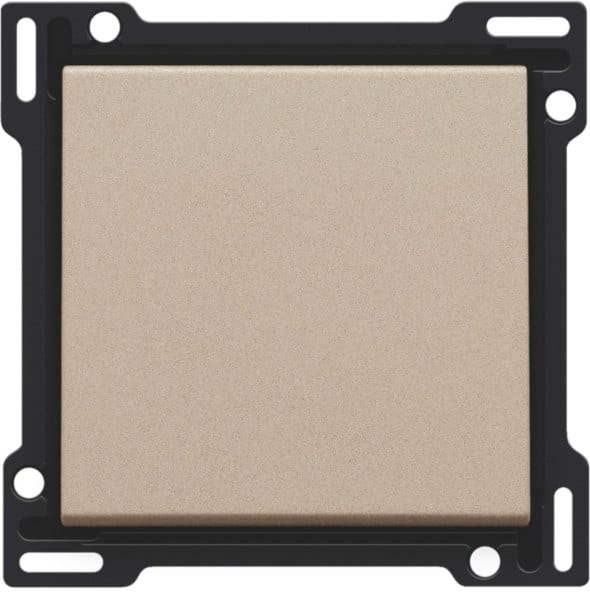 NIKO - Abdeckung für elektronischen Einfach Schalter oder Taster, champagne