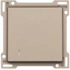 NIKO - Abdeckung für elektronischen Hotelkarten Schalter, champagne coated