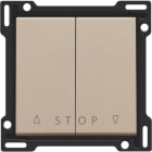 NIKO - Abdeckung für Doppel Rollladentaster zur elektronischen Bedienung