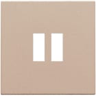 NIKO - Abdeckung für Zweifach USB A Ladegerät, champagne coated
