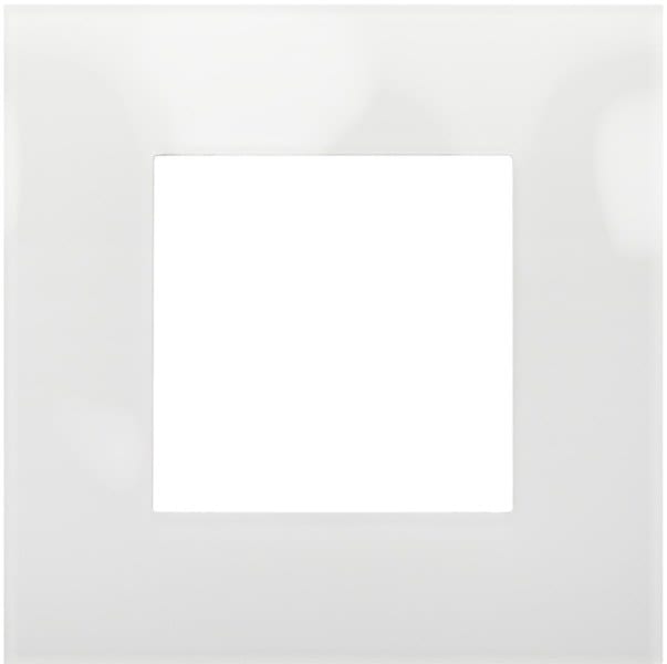 NIKO - 1 fach Rahmen Niko Pure liquid snow white