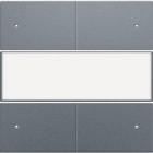 NIKO - Abdeckung für potentialfreien 4 fach Taster, 24 V, mit LED und Textfeld