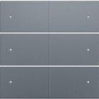 NIKO - Abdeckung für potentialfreien 6 fach Taster, 24 V, mit LEDs