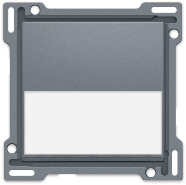 NIKO - Abdeckung für elektronischen Einfach Schalter oder Taster, steel grey