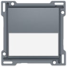 NIKO - Abdeckung für elektronischen Einfach Schalter oder Taster, steel grey