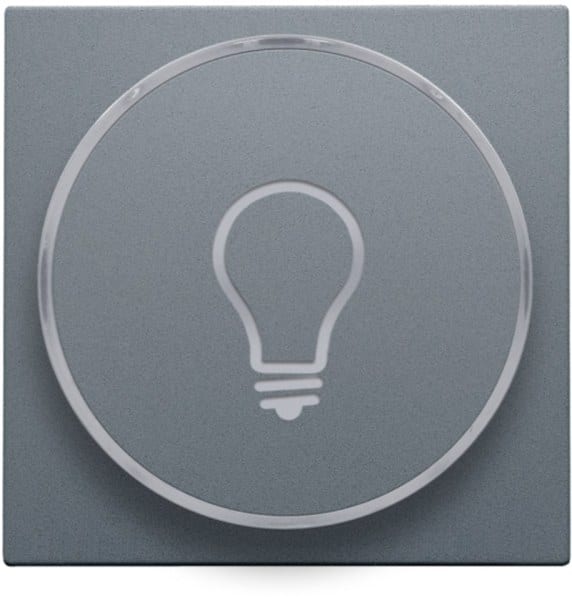 NIKO - Abdeckung mit transparentem Ring mit Lampensymbol für 6 A Taster