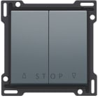 NIKO - Abdeckung für Doppel Rollladentaster zur elektronischen Bedienung