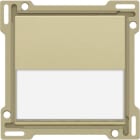 NIKO - Abdeckung für elektronischen Einfach Schalter oder Taster, gold coated