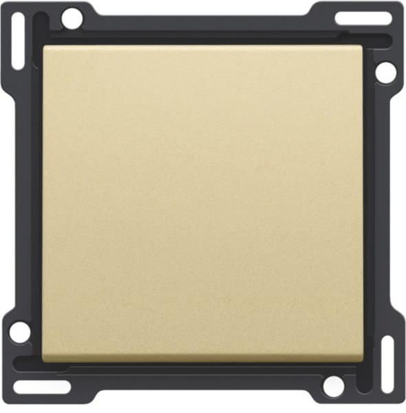 NIKO - Abdeckung für elektronischen Einfach Schalter oder Taster, gold coated
