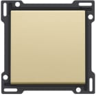 NIKO - Abdeckung für elektronischen Einfach Schalter oder Taster, gold coated