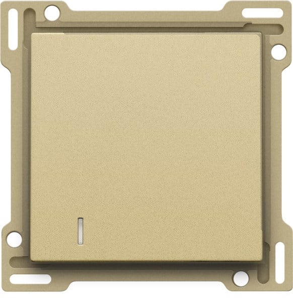 NIKO - Abdeckung für elektronischen Hotelkarten Schalter, gold coated