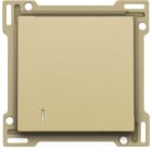 NIKO - Abdeckung für elektronischen Hotelkarten Schalter, gold coated