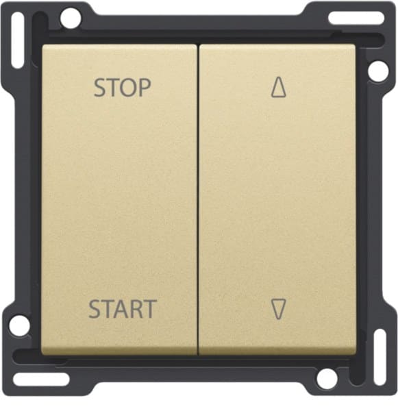 NIKO - Abdeckung für elektrisch getrennte Rollladenschalter, gold coated