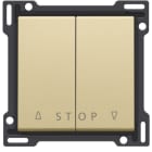 NIKO - Abdeckung für Doppel Rollladentaster zur elektronischen Bedienung