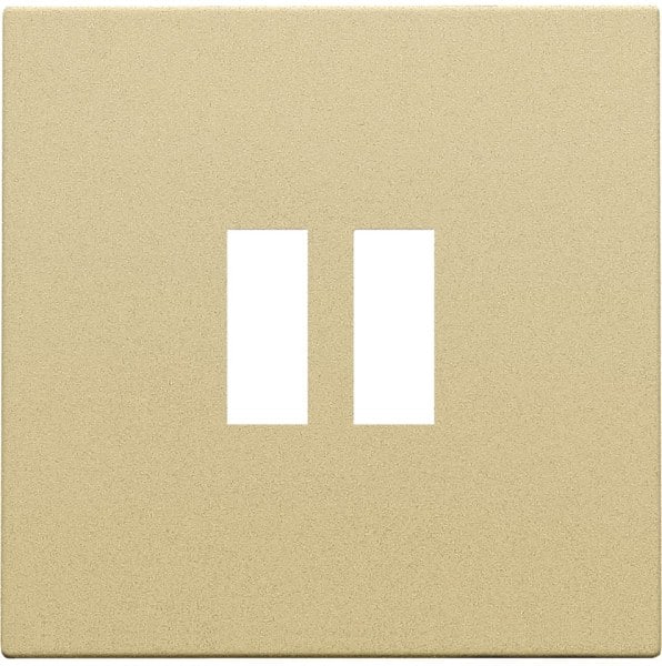 NIKO - Abdeckung für Zweifach USB A Ladegerät, gold coated