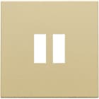 NIKO - Abdeckung für Zweifach USB A Ladegerät, gold coated