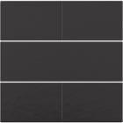 NIKO - Abdeckung für potentialfreien 4 fach Taster, 24 V piano black coated