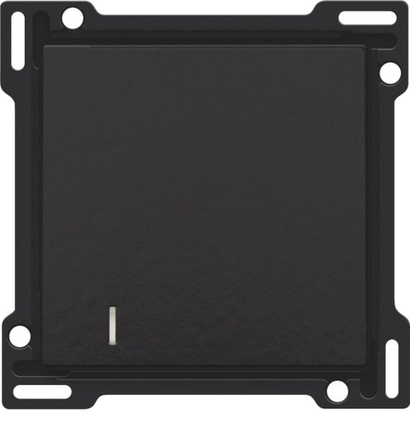 NIKO - Abdeckung für elektronischen Hotelkarten Schalter, piano black coated