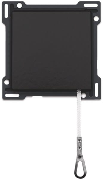 NIKO - Abdeckung für Zugdrucktaster, piano black coated