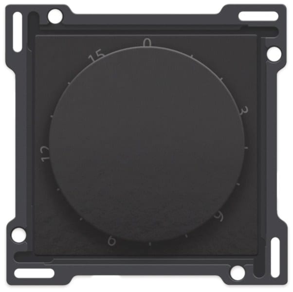 NIKO - Abdeckung für Timer einstellbar bis zu 15 min., piano black coated
