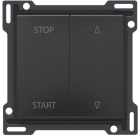 NIKO - Abdeckung für elektrisch getrennte Rollladenschalter, piano black