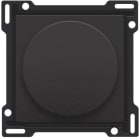 NIKO - Abdeckung 1 0 2 für Drehschalter für Motoren, piano black coated