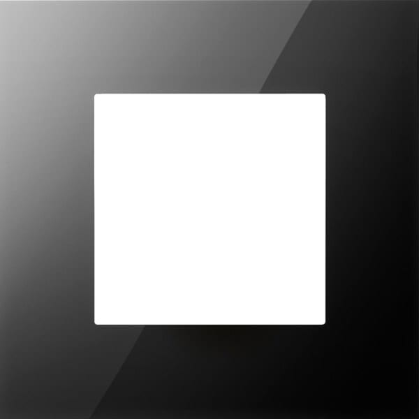 NIKO - 1 fach Rahmen Niko Pure liquid black