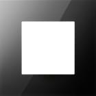 NIKO - 1 fach Rahmen Niko Pure liquid black