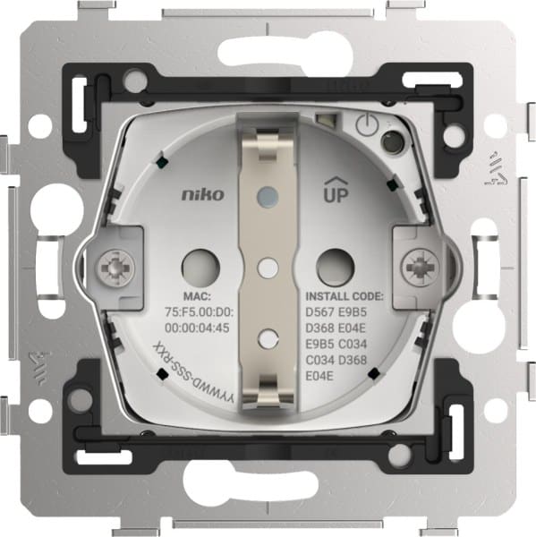 NIKO - Vernetzte schaltbare Steckdose für Niko Home Control mit Schutzkontakt