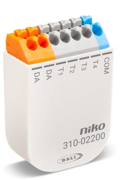 NIKO - DALI-2-Tasterschnittstelle mit vier potentialfreien Eingängen