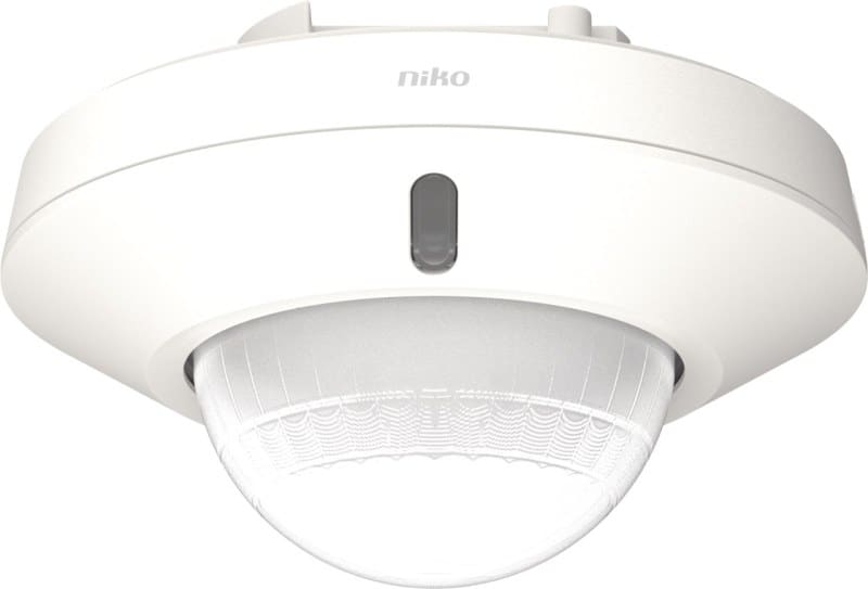NIKO - Bewegungsmelder M34LR, KNX, 39 41 m, 360°, für UP-Dose, Weiß