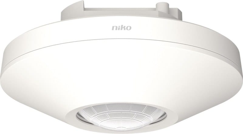 NIKO - Bewegungsmelder M34HC, KNX, hohe Decke, 15 20 m, 360°, für UP-Dose