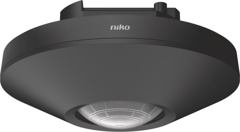 NIKO - Bewegungsmelder M34HC, KNX, hohe Decke, 15 20 m, 360°, für UP-Dose