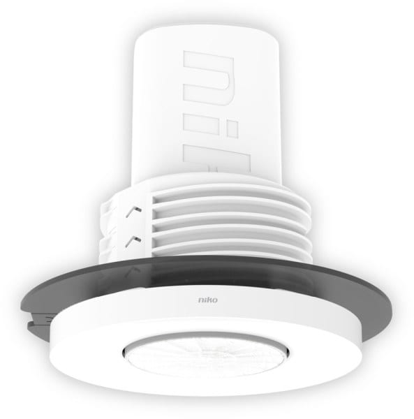 NIKO - Präsenzmelder P42MR, 230 V, Zweikanal, Master, 12-13 m, 360°, SnapFit, für Deckeneinbau