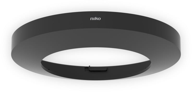 NIKO - Dekoring für Unterputzmelder P4XLR, schwarz (RAL9005)