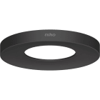 NIKO - Dekoring für P34MR Melder,105 mm Durchmesser, schwarz
