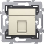 NIKO - 1 RJ45 Anschluss STP Kat. 5E, PoE++ ready, flache Ausführung, inkl. So