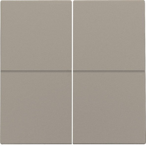 NIKO - Abdeckung für Vierfach Elektronikschalter oder Taster, bronze coated