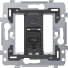 NIKO - 1 RJ45 Anschluss UTP Kat. 5E, PoE++ ready, flache Ausführung, inkl. So