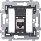 NIKO - 1 RJ45 Anschluss STP Kat. 5E, PoE++ ready, flache Ausführung, inkl. So
