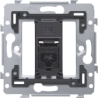 NIKO - 1 RJ45 Anschluss UTP Kat. 6, PoE++ ready, flache Ausführung, inkl. Soc