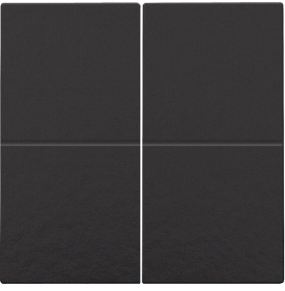 NIKO - Abdeckung für Vierfach Elektronikschalter oder Taster, piano black coa