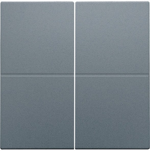 NIKO - Abdeckung für Vierfach Elektronikschalter oder Taster, blue grey coate