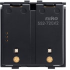 NIKO - Drahtloser, batteriebetriebener Schalter, doppelt, Zigbee®, ohne Socke