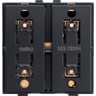 NIKO - Drahtloser, batteriebetriebener Schalter, vierfach, Zigbee®, ohne Sock