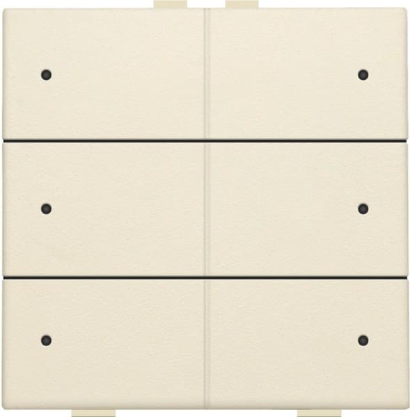 NIKO - Sechsfach Taster mit LEDs und Komfort Sensoren für Niko Home Control,