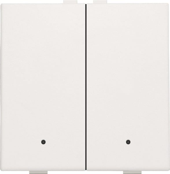 NIKO - Zweifach Taster mit LEDs und Komfort Sensoren für Niko Home Control, w