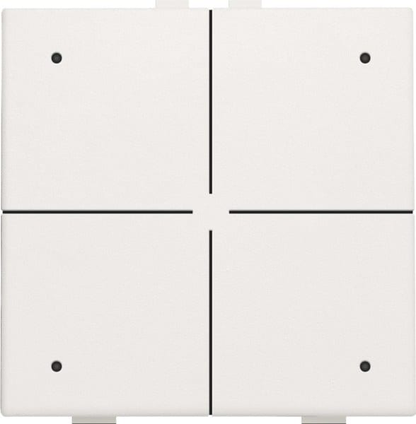 NIKO - Vierfach Taster mit LEDs und Komfort Sensoren für Niko Home Control, w